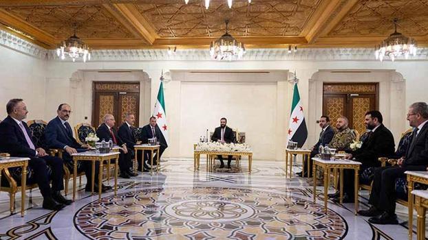 Dışişleri Bakanı Fidan, Milli Savunma Bakanı Güler ve MİT Başkanı Kalın, Suriye'de