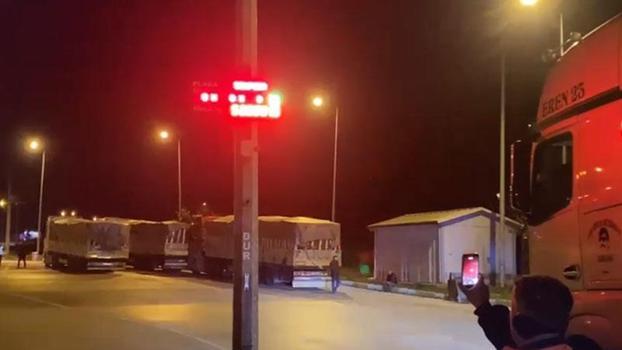 Plakalarını kapatıp kantara girmeyen 6 TIR'a 461 bin 875 TL ceza