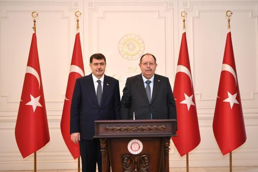 YSK Başkanı Yener'den Ankara Valisi Şahin'e veda ziyareti