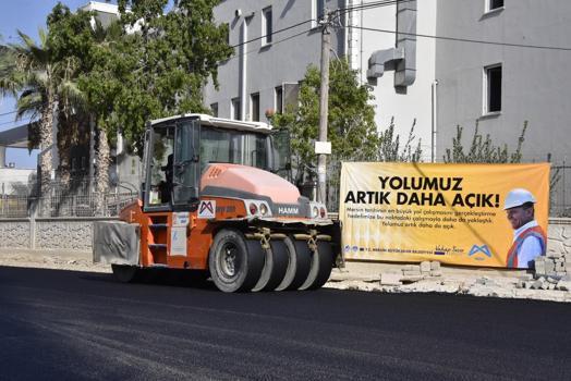 MESKİ, içmesuyu hattı ile asfalt çalışmalarını eş zamanlı sürdürüyor