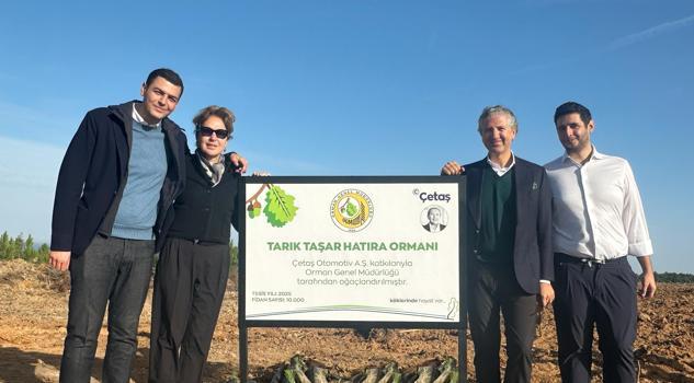 Ford Çetaş Otomotiv'den 'Tarık Taşar Hatıra Ormanı'