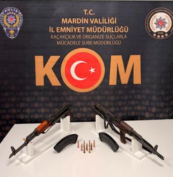 Mardin’de aracında uzun namlulu silahlar çıkan şüpheli gözaltına alındı