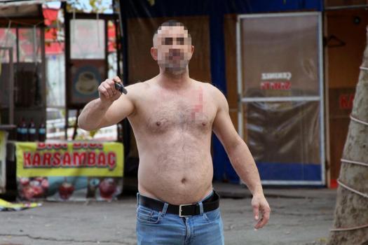 Adana'da adadaki yıkıma engel olmak için bıçakla kendisini yaralayan kişi tutuklandı