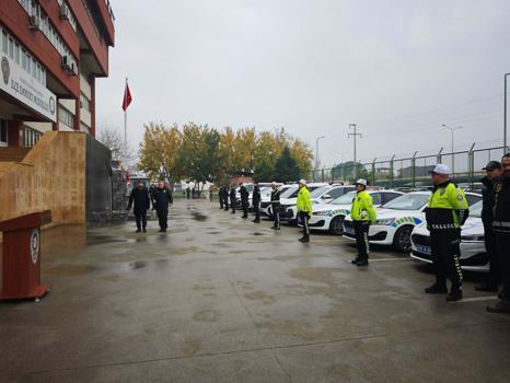 Emniyete tahsis edilen yeni araçlar hizmete alındı