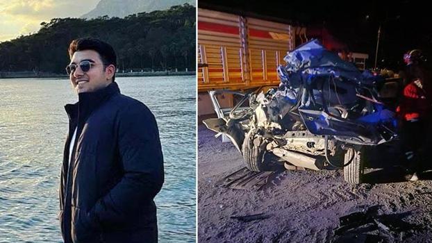 Otomobil, park halindeki TIR’a çarptı: 1 ölü, 1 yaralı