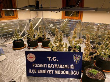 İklimlendirme sistemi kurulup, uyuşturucu üretilen villaya operasyon; 2 tutuklama