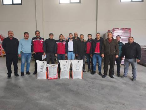 Reyhanlı'da üreticilere tohum desteği