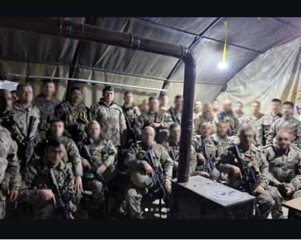 Özel Harekat Başkanı Hayal, Suriye'deki üs bölgelerini ziyaret etti