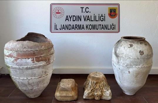 Aydın'da tarihi eser operasyonu