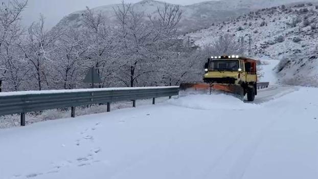 Elazığ’da 23 köy yolu kardan ulaşıma kapandı