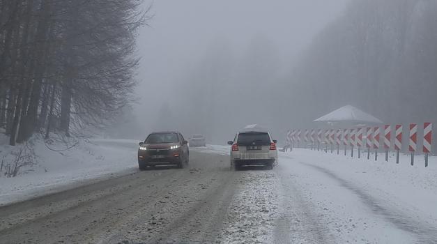 Kütahya'da kar yağışı