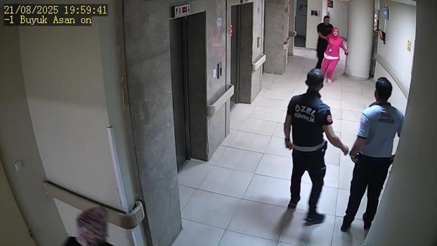 Boşanma aşamasındaki eşini hastanede kovalayıp, vurmuştu; görüntüleri ortaya çıktı
