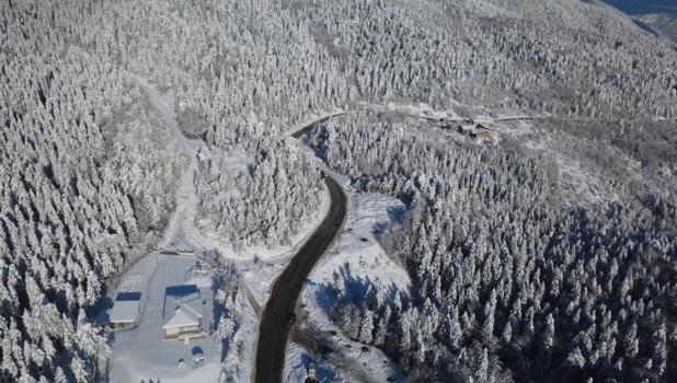 Karabük’te kar etkisini sürdürüyor