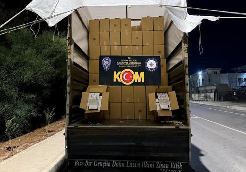 Gümrük kaçağı 11 milyon 650 bin makaron ele geçirildi