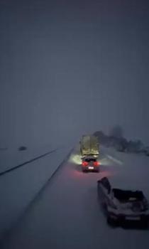 Bolu'da kar kalınlığı yarım metreye ulaştı (3)