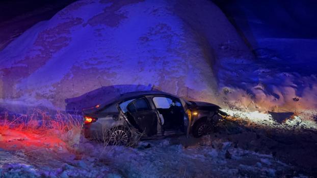 Nevşehir'de otomobil tarlaya uçtu: 4 yaralı