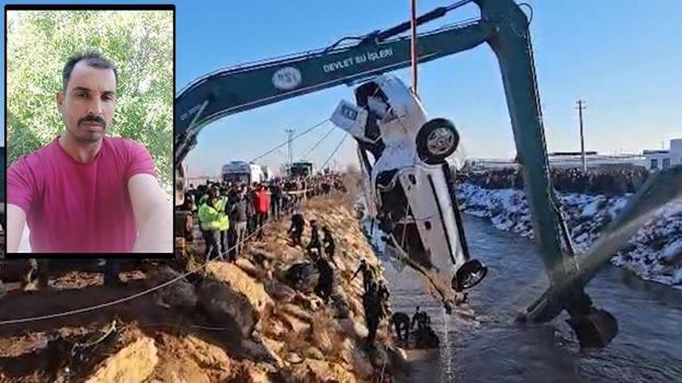 Şanlıurfa'da kanala düşen otomobilin sürücüsü aranıyor