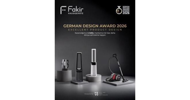 Fakir Hausgeräte, Design Awards 2026’da 4 farklı kategoride ödüle layık görüldü