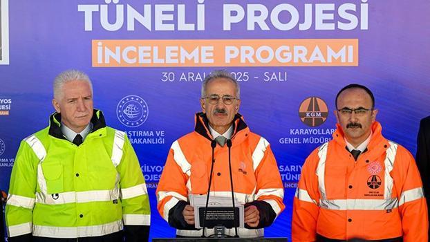 Bakan Uraloğlu: Seyahat süresini 35 dakikadan 5 dakikaya indireceğiz