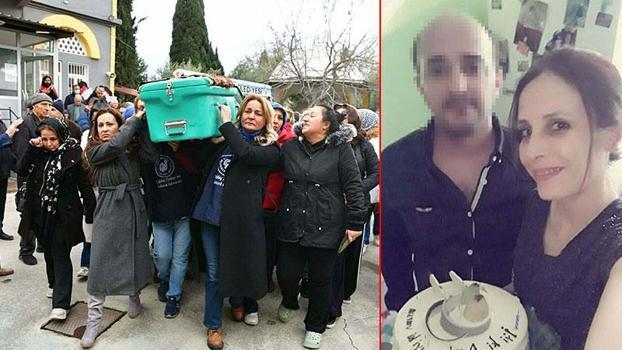 Boşanma aşamasındaki eşinin öldürdüğü Kadriye'nin tabutunu kadınlar taşıdı