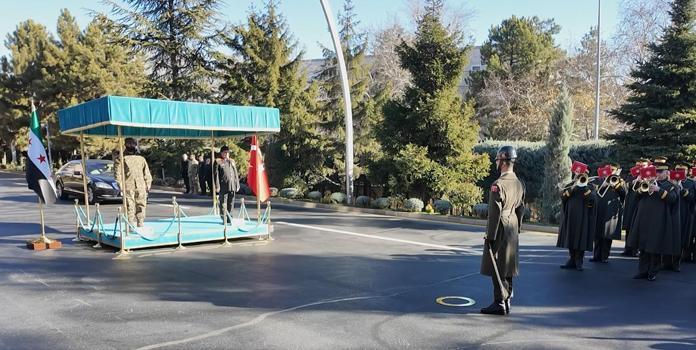 Bakan Güler, Suriye Genelkurmay Başkanı Na'san ile görüştü (2)