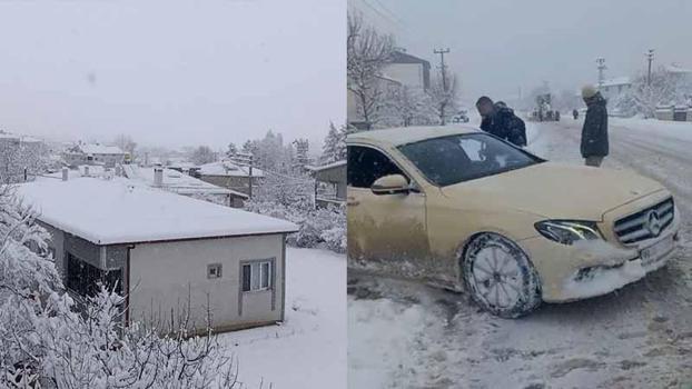 Samsun'da kar yağışı; ulaşım aksadı