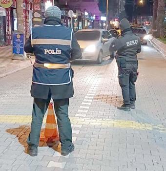 Edremit'te yılbaşı gecesi asayiş ve trafik denetimi; sürücülere ceza yağdı