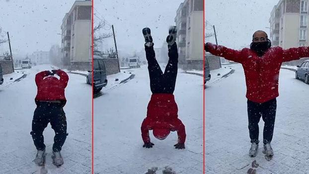 Guinness rekortmeni judocudan karda 20 taklalık sevinç gösterisi