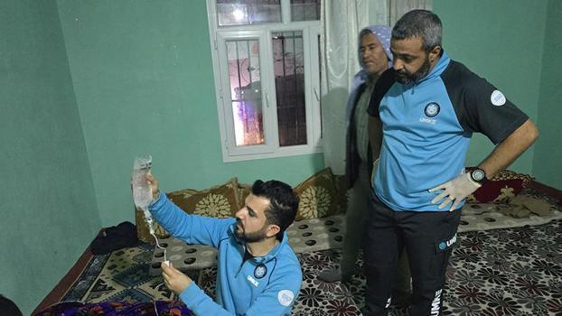 UMKE, 6 saat sonra ulaştıkları adreste doğum yapan kadına müdahale etti