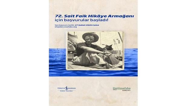 72. Sait Faik Hikaye Armağanı başvuruları başladı