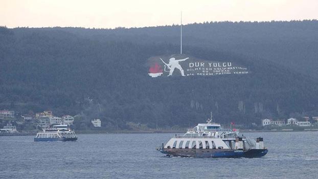 Bozcaada ve Gökçeada’da feribot seferlerine fırtına engeli