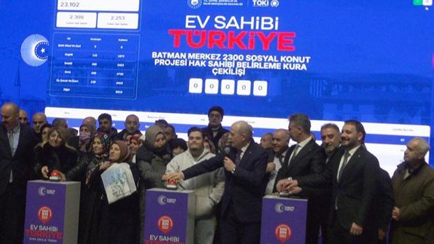 Batman’da ‘Yüzyılın Konut Projesi'nde kura çekimleri yapıldı