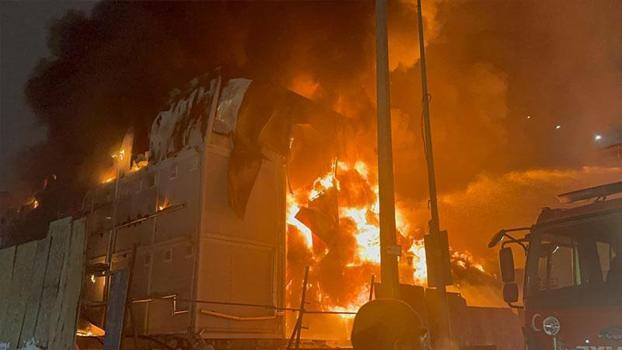 Malatya'da işçilerin kaldığı konteynerde yangın