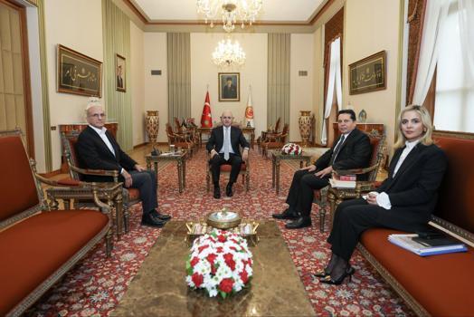 TBMM Başkanı Kurtulmuş, Bingöl ve Özer'i kabul etti