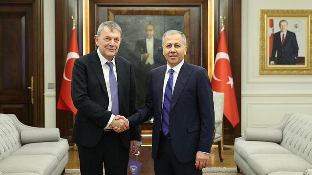 Bakan Yerlikaya, UNRWA Genel Komiseri Lazzarini ile görüştü