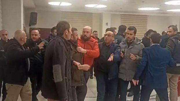 Kayseri’de ilçe esnaf sanatkarlar odası seçimlerinde arbede