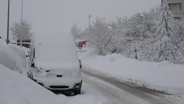 Bitlis'te 111 köy yolu kardan kapandı