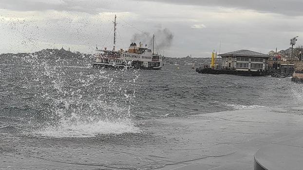 İstanbul’da lodos etkili oluyor