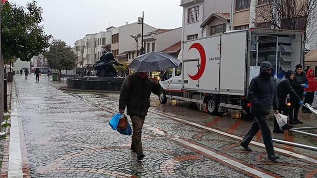 Trakya'da sağanak etkili oldu