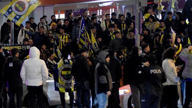 Kayseri’de Fenerbahçe taraftarları Süper Kupa'yı kutladı