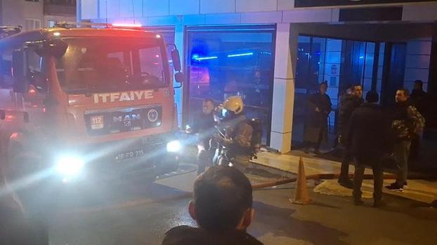 Bursa'da 7 katlı otelde yangın paniği: 8 kişi dumandan etkilendi
