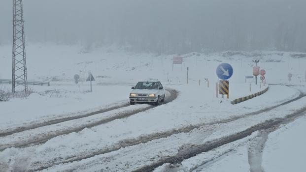 Zonguldak'ta kar yağışı