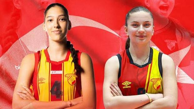 Göztepe filesinde milli sevinç