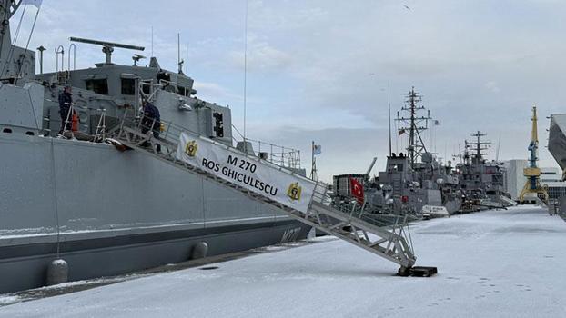 MCM Black Sea unsurları, Bulgaristan'ın Burgaz Limanı'nı ziyaret etti