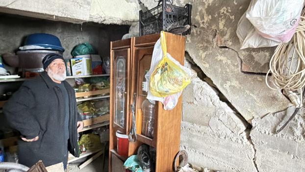 Bartın'ın heyelan; 16 evin duvarlarında çatlaklar oluştu