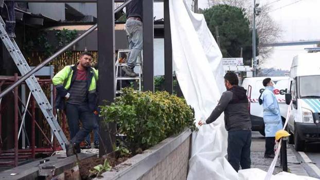 Kuruçeşme'deki gece kulübünün kaçak yapıları yıkılıyor