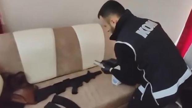 Sanal medyada silahlı paylaşım yapan şüpheliler operasyonla yakalandı