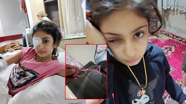 Şeyma ‘plastik’ sanılan gözlük camı kırılıp gözüne batınca sağ gözünü kaybetti; aile şikayetçi oldu