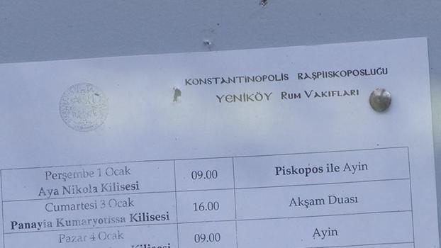 Ayin listesindeki 'Konstantinopolis' ifadesine tepki