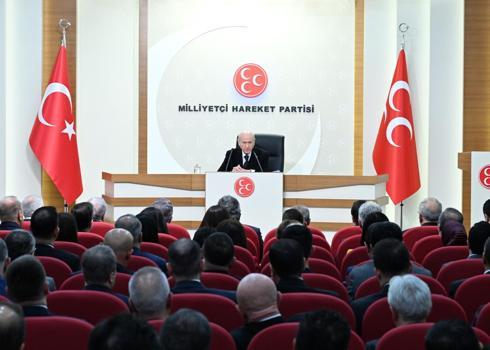 Bahçeli, partisinin MYK ve MDK toplantısına başkanlık etti